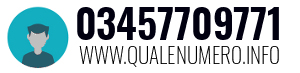 Numero di telefono 03457709771 03457709771