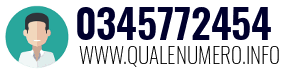 Numero di telefono 0345772454 0345772454