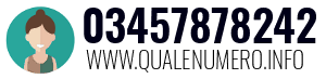 Numero di telefono 03457878242 03457878242