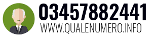 Numero di telefono 03457882441 03457882441