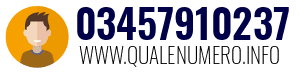 Numero di telefono 03457910237 03457910237