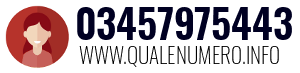 Numero di telefono 03457975443 03457975443