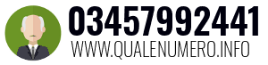 Numero di telefono 03457992441 03457992441