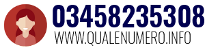 Numero di telefono 03458235308 03458235308