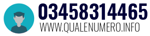 Numero di telefono 03458314465 03458314465