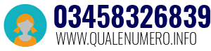 Numero di telefono 03458326839 03458326839