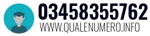 Numero di telefono 03458355762 03458355762