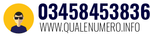 Numero di telefono 03458453836 03458453836