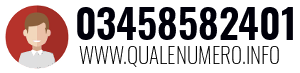 Numero di telefono 03458582401 03458582401