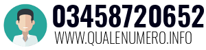 Numero di telefono 03458720652 03458720652