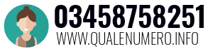 Numero di telefono 03458758251 03458758251