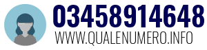 Numero di telefono 03458914648 03458914648