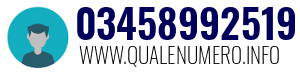 Numero di telefono 03458992519 03458992519