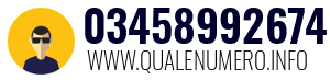 Numero di telefono 03458992674 03458992674