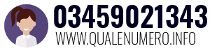 Numero di telefono 03459021343 03459021343