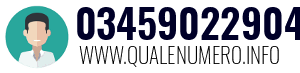 Numero di telefono 03459022904 03459022904