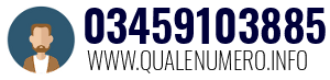 Numero di telefono 03459103885 03459103885