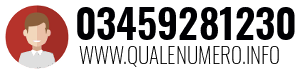 Numero di telefono 03459281230 03459281230