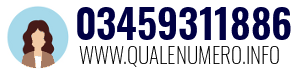 Numero di telefono 03459311886 03459311886
