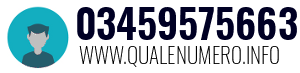 Numero di telefono 03459575663 03459575663