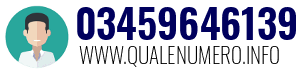 Numero di telefono 03459646139 03459646139