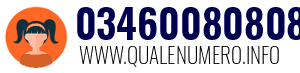 Numero di telefono 03460080808 03460080808