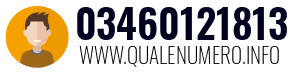 Numero di telefono 03460121813 03460121813
