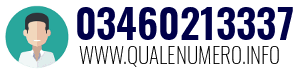 Numero di telefono 03460213337 03460213337