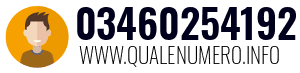 Numero di telefono 03460254192 03460254192