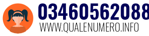 Numero di telefono 03460562088 03460562088