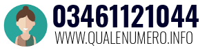 Numero di telefono 03461121044 03461121044