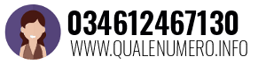 Numero di telefono 034612467130 034612467130