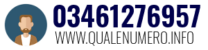 Numero di telefono 03461276957 03461276957