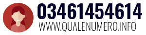 Numero di telefono 03461454614 03461454614