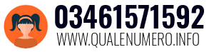 Numero di telefono 03461571592 03461571592