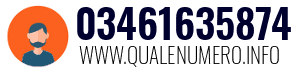 Numero di telefono 03461635874 03461635874