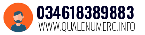 Numero di telefono 034618389883 034618389883