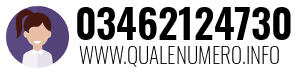 Numero di telefono 03462124730 03462124730