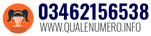 Numero di telefono 03462156538 03462156538