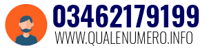 Numero di telefono 03462179199 03462179199