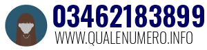 Numero di telefono 03462183899 03462183899