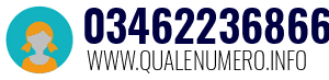 Numero di telefono 03462236866 03462236866