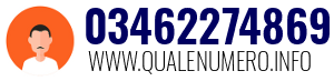 Numero di telefono 03462274869 03462274869