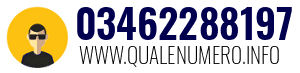 Numero di telefono 03462288197 03462288197