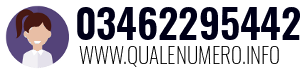 Numero di telefono 03462295442 03462295442