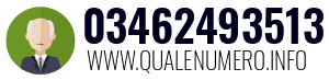 Numero di telefono 03462493513 03462493513