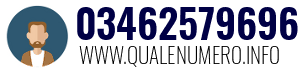 Numero di telefono 03462579696 03462579696