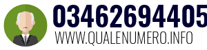 Numero di telefono 03462694405 03462694405
