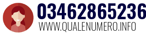 Numero di telefono 03462865236 03462865236