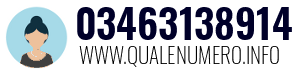 Numero di telefono 03463138914 03463138914